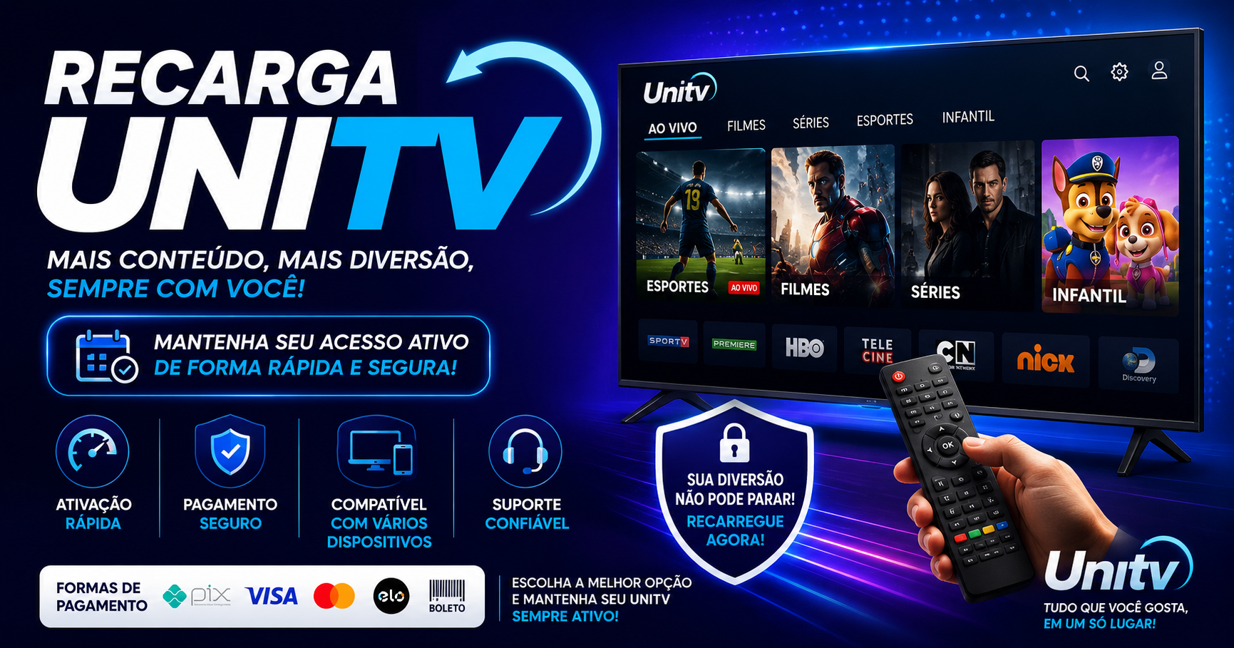 Recarga Unitv: Como Funciona o Serviço e o Que Mudou para os Usuários em 2026